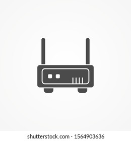 Modem vector icon sign symbol
