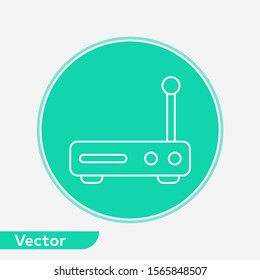 Modem vector icon sign symbol