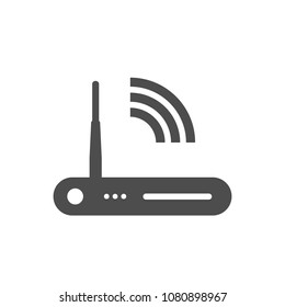 Modem Vector Icon, Wifi Router Symbol. Modern, Simple Flat Vector Illustration For Web Site Or Mobile App