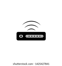 Modem vector icon, wifi router symbol. Modern, simple flat vector illustration for web site or mobile app