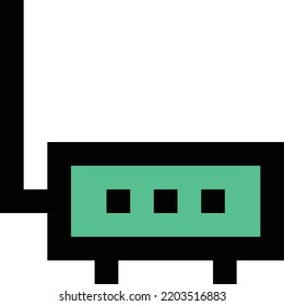 modem Vector illustration on a transparent background.Premium quality symmbols.Stroke vector icon for concept and graphic design.