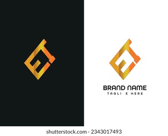 a moden letter logo design