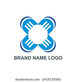 Moden letter logo X design