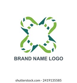 Moden letter logo X design
