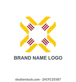 Moden letter logo X design