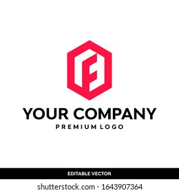 MODENR INITIAL DOUBLE LETTER f LOGO (LETTER FF LOGO)