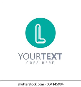 Moder alphabetical logo design in vector on a white back ground.