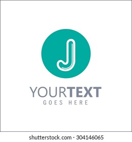 Moder alphabetical logo design in vector on a white back ground.
