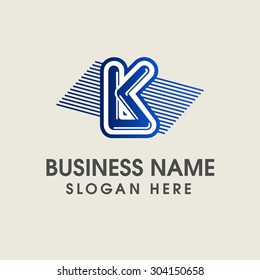 Moder alphabetical logo design in vector.
