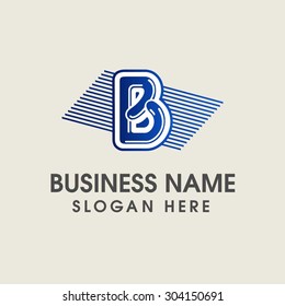 Moder alphabetical logo design in vector.