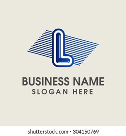 Moder alphabetical logo design in vector.