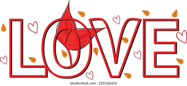 Moder Love Tshirt Design Illustration