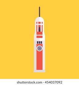 Moder TOwer With Clock In Hong Kong Simplified Icon