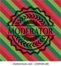 Moderator christmas emblem.