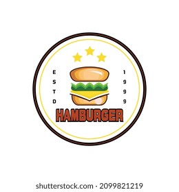 MODERNES UND CUTE BURGER-LOGIE 