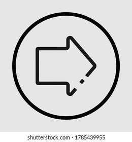 Moderen Simple Arrow Line Art. Arrow Vector. Arrow Big Vector.