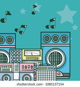Moderm music equipment