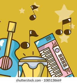 Moderm music equipment