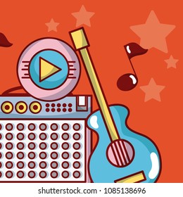 Moderm music equipment