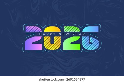 Modern 2026 Logo Text Design Set Creative Typography Collection