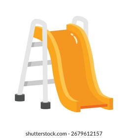 Ícone de estilo 2d moderno do equipamento de deslizamento do playground