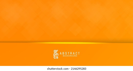 Modern 3d abstract background products display orange scene with geometric platform. background vector 3d rendering with podium. stand to show your products.Eps10 vector