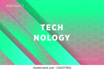 modern 3d abstract gradient background banner design. in hexagon texture.