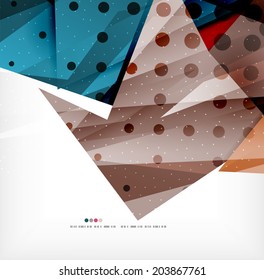Moderne abstrakte 3D-Formen auf weißem Layout. Abstrakter Hintergrund
