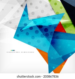 Moderne abstrakte 3D-Formen auf weißem Layout. Abstrakter Hintergrund
