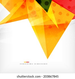 Modern 3d abstract shapes on white layout. Abstract background