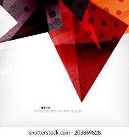 Moderne abstrakte 3D-Formen auf weißem Layout. Abstrakter Hintergrund