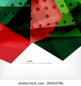 Modern 3d abstract shapes on white layout. Abstract background