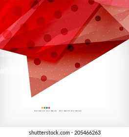 Modern 3d abstract shapes on white layout. Abstract background