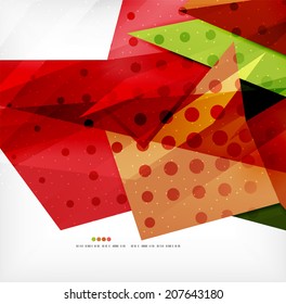 Formas abstratas 3D modernas em layout branco. Fundo abstrato