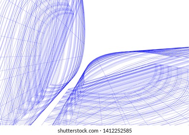 modern 3d architecture, vector background