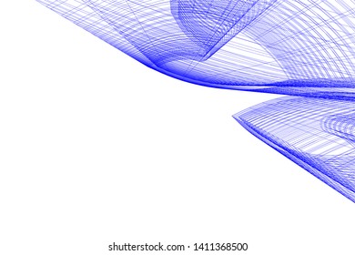 Modern 3d architecture, vector illustration