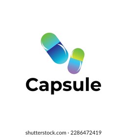 Modernes Logo für 3D-Kapseln