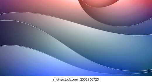 modern 3d colorful gradient wave pattern background