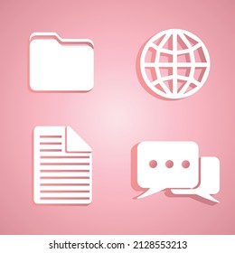 Modern 3D Computer Icon Editable 