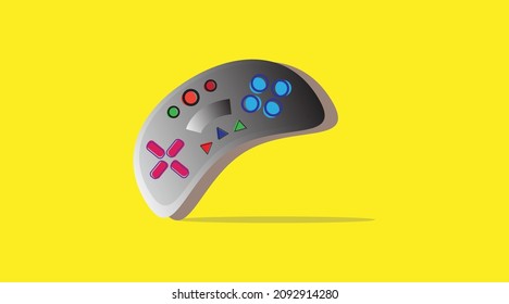 Modern 3d Console Logo. Suitable for company games, gaming community, tshirt design, poster, banner, wallpaper, esport, and many more.  
