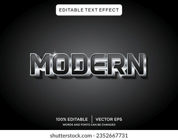  modern 3D editable text effect