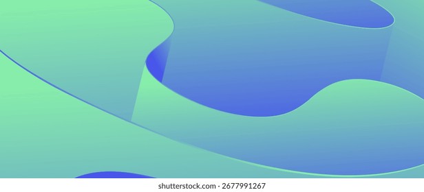 Moderno fondo degradado de pliegues 3D, perfecto para temas de diseño futuristas y creativos.