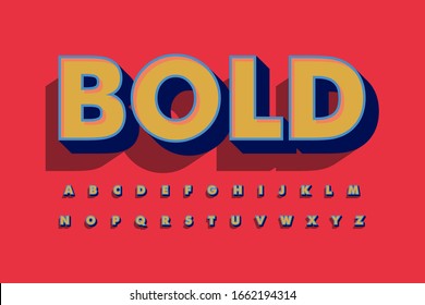 Vector Stylized Modern Font Alphabet Stock Vector (Royalty Free) 1332711620