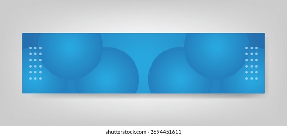 Modelo de Plano de Fundo do Banner do LinkedIn de Gradiente 3D Moderno