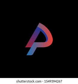 modern 3d icon logo with gradient