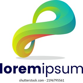 Modernes 3D-Logo-Template