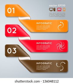 modern 3D infographic