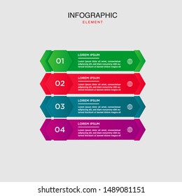 Modern 3d infographic design vector can be used for presentation, timeline infographics workflow layout, diagram, annual report, web design. Business concept with 2, 3, 4, options, steps or processes