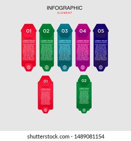 Modern 3d infographic design vector can be used for presentation, timeline infographics workflow layout, diagram, annual report, web design. Business concept with 2, 3, 4, options, steps or processes
