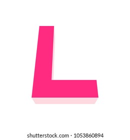 Modern 3D Letter